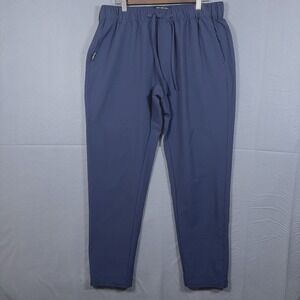 Coalatree Trailhead Adventure Pants Mens XL Blue Drawstring Stretch Hiking